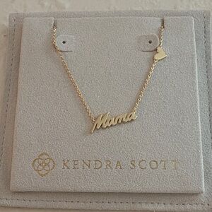 18k Gold Vermeil Mama necklace